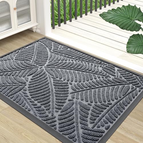 Waterproof Front Doormat (Grey / 59" X 20")