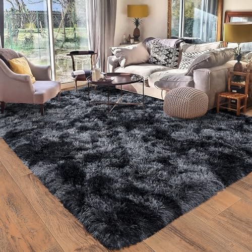 Rugs for Living Room 6x9 (6' x 9' (Rectangular) / Dark Grey)
