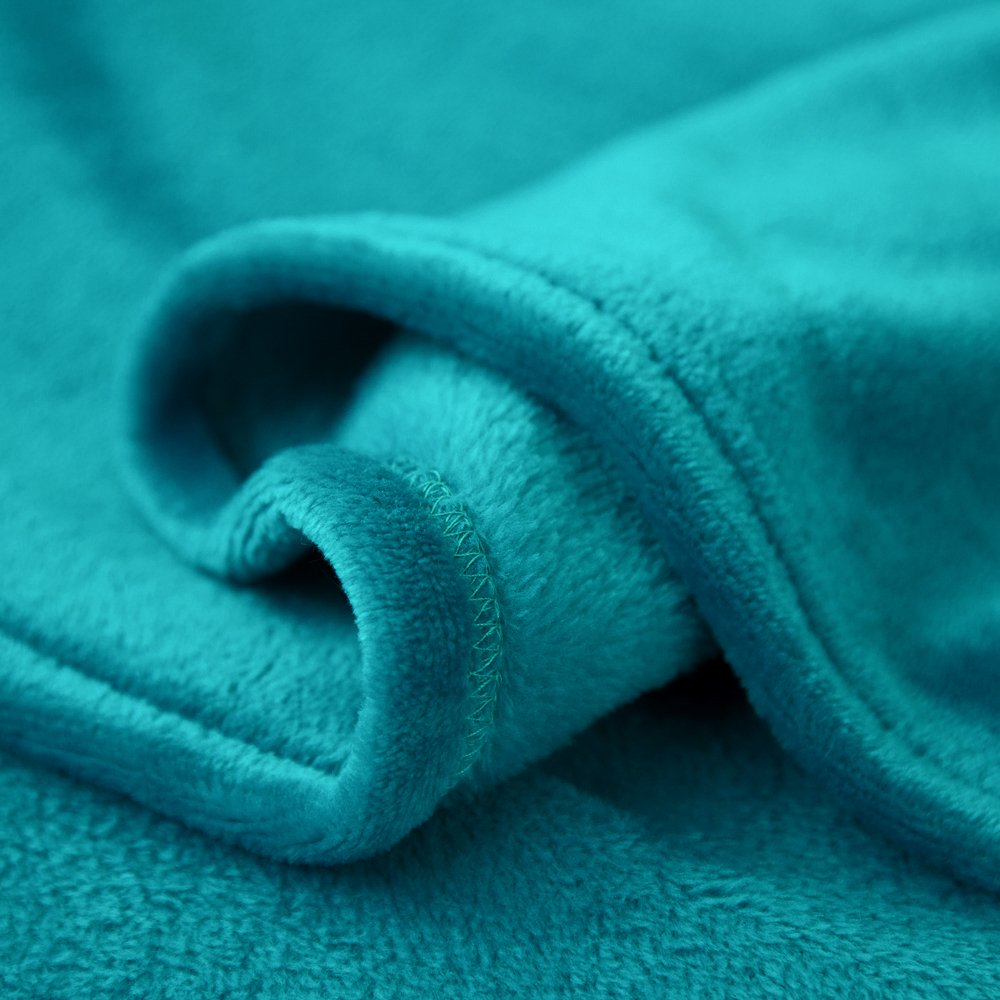 GentleSoft Fleece Blanket Twin Size Teal (Teal Blue / Twin (60" X 80"))