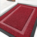 Front Door Mat Outside 29.5x17 (Wine Red / 29.5" x 17")