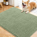 Dog Door Mat for Muddy Paws 40x32 (Sage Green / 40" X 32")