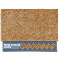 Front Door Welcome Mat (Plain Brown / 30 x 17 inches)