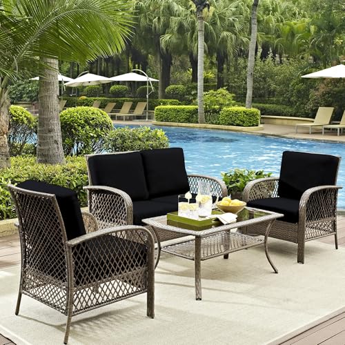 12Pcs Outdoor Cushion Covers (Black / 12PCS)