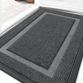 Front Door Mat Outside 29.5x17 (Grey / 29.5" x 17")