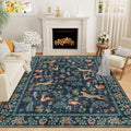 5x7 Area Rugs (Navy Blue (Animal) / 5' x 7' (Rectangular))