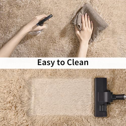 Soft Runner Rugs for Bedroom Hallways (2' x 6' (2 pcs) / Beige)
