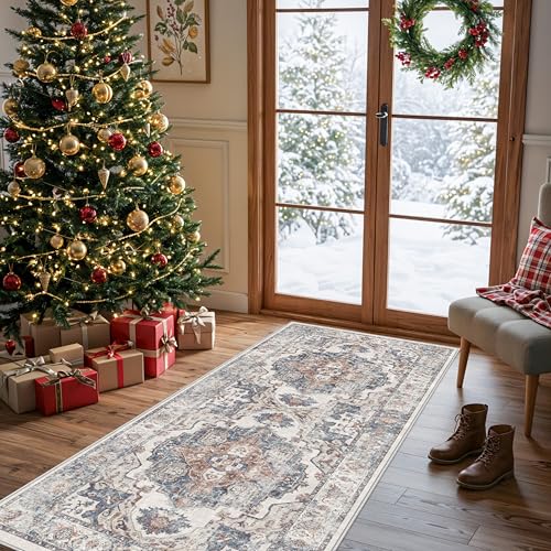 Hallway Washable Runner Rug (2' x 6' (Rectangular) / Brick)