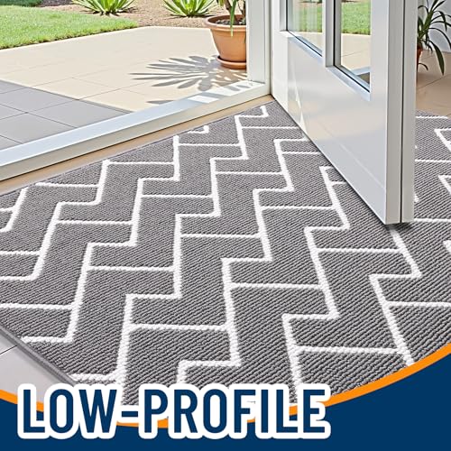 Front Door Mat 47x20 (Grey / 47" X 20")