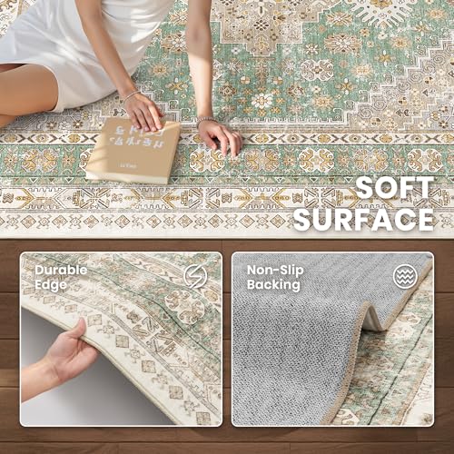 9x12 Area Rugs for Living Room (Green/Brown / 9' x 12' (Rectangular))