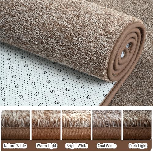2x6 Runner Rug for Hallway (2' x 6' (Runner) / Matte Brown)