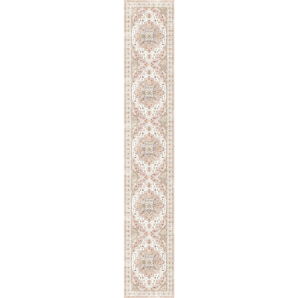 Washable Runner Rugs 2x12 Long for Hallway Kitchen Soft (Pink / 2' x 12' (Runner))
