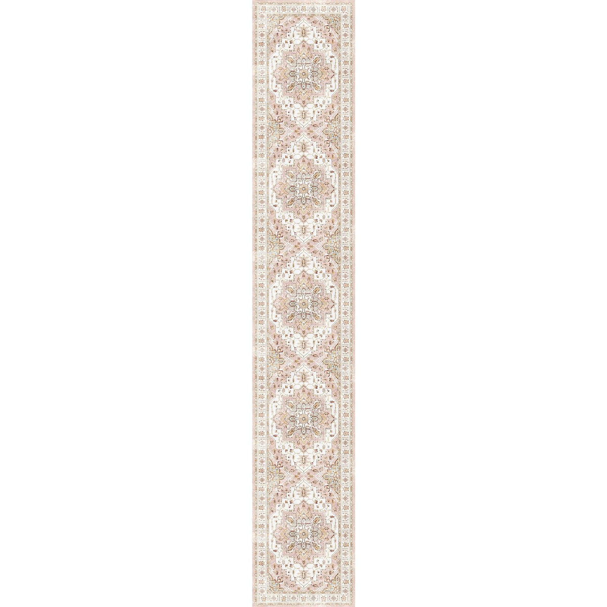 Washable Runner Rugs 2x12 Long for Hallway Kitchen Soft (Pink / 2' x 12' (Runner))