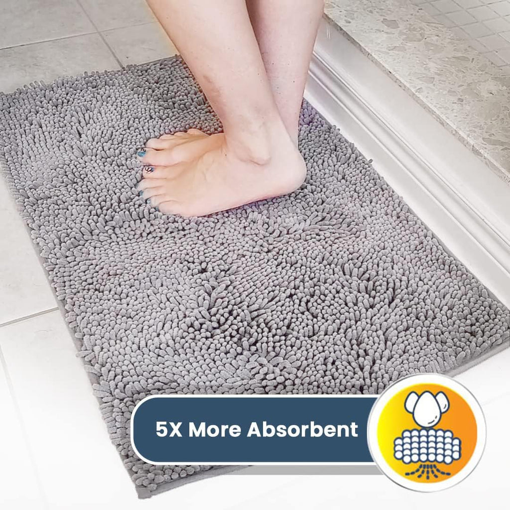 Super Water Absorbent Door Mat Indoor (Grey / 3ft x 8ft)