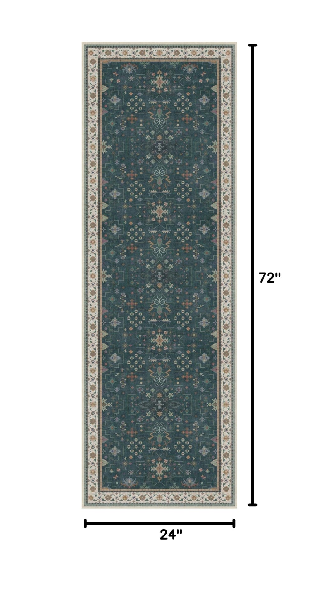 Dark Green 2x6 Kitchen Rug (2' x 6' (Runner) / Dark Green)