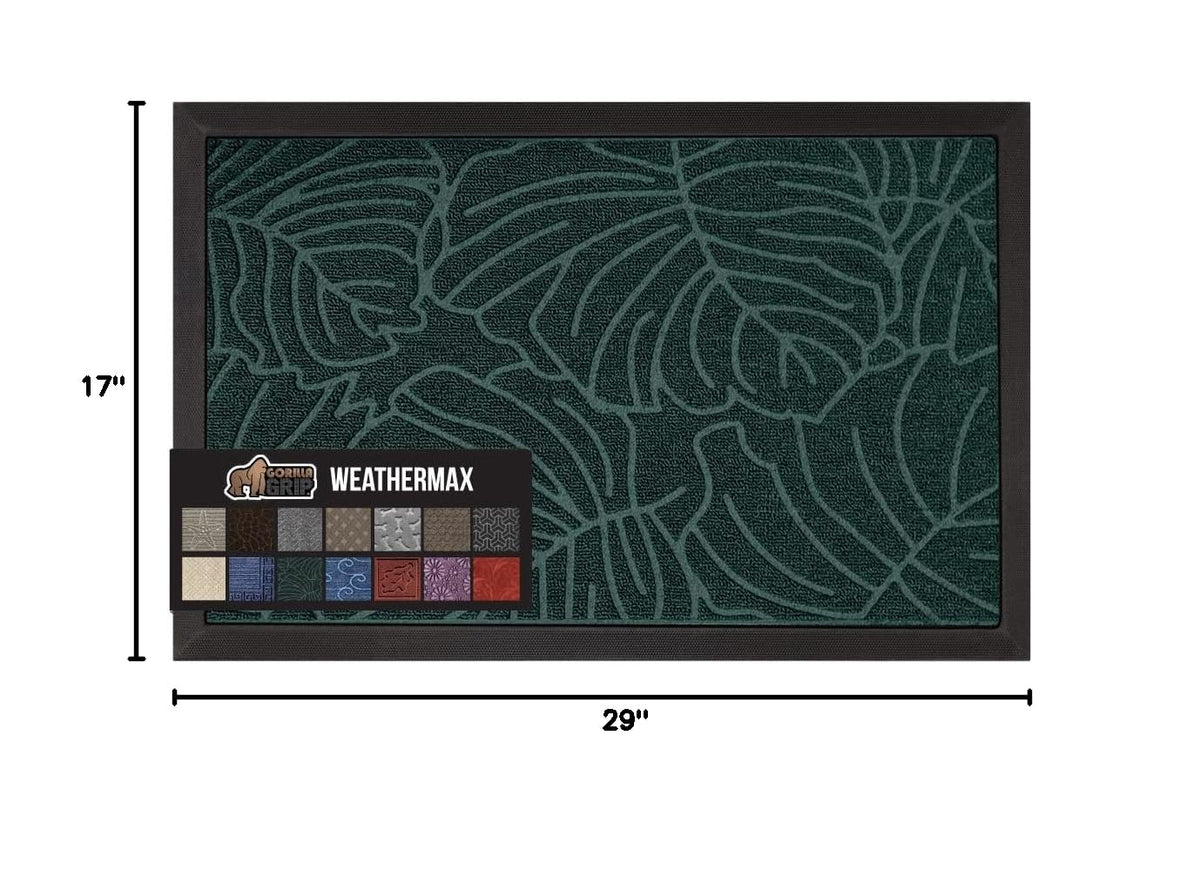 WeatherMAX Door Mat (Green Palm / 29" x 17")