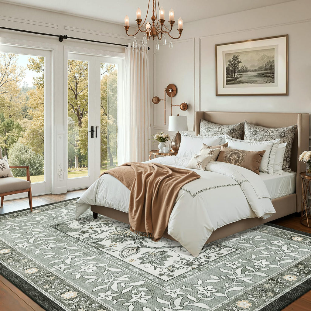 Area Rug (Provence Fog / 7' x 9' (Rectangular))