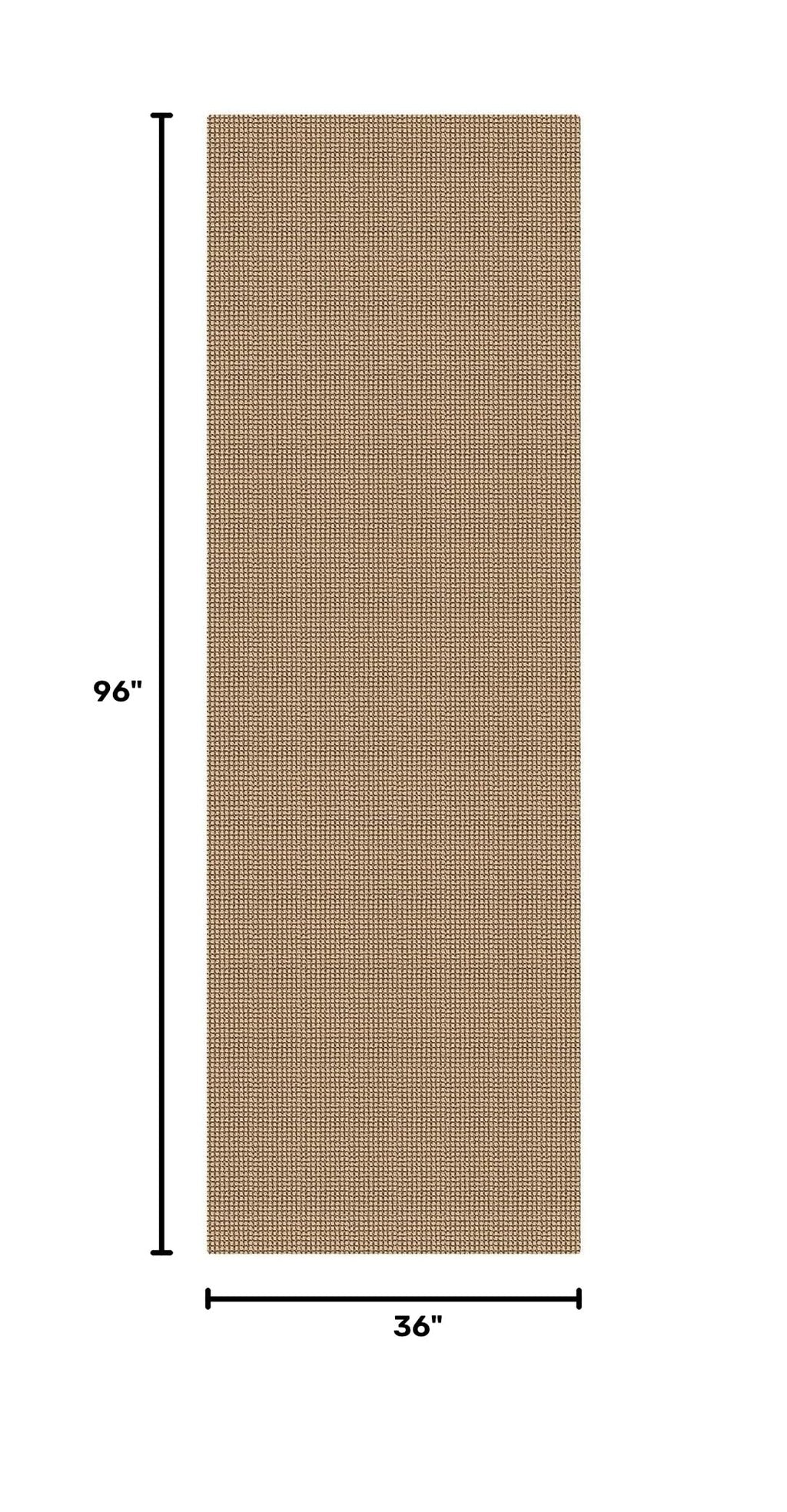 Runners for Hallways 3x8 ft Washable Kitchen Runner Non Slip Rubber Backed Hall Runners Cotton Entryway Runner Rugs for Indoor Backdoor Bedroom Kitchen (Orange Beige/Tan/Brown / 3' x 8' (Runner))