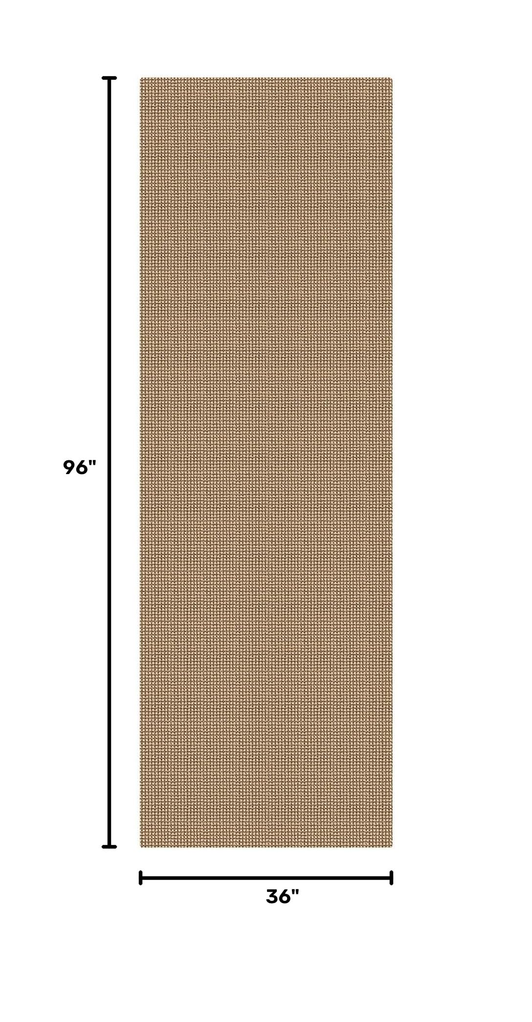 Runners for Hallways 3x8 ft Washable Kitchen Runner Non Slip Rubber Backed Hall Runners Cotton Entryway Runner Rugs for Indoor Backdoor Bedroom Kitchen (Orange Beige/Tan/Brown / 3' x 8' (Runner))
