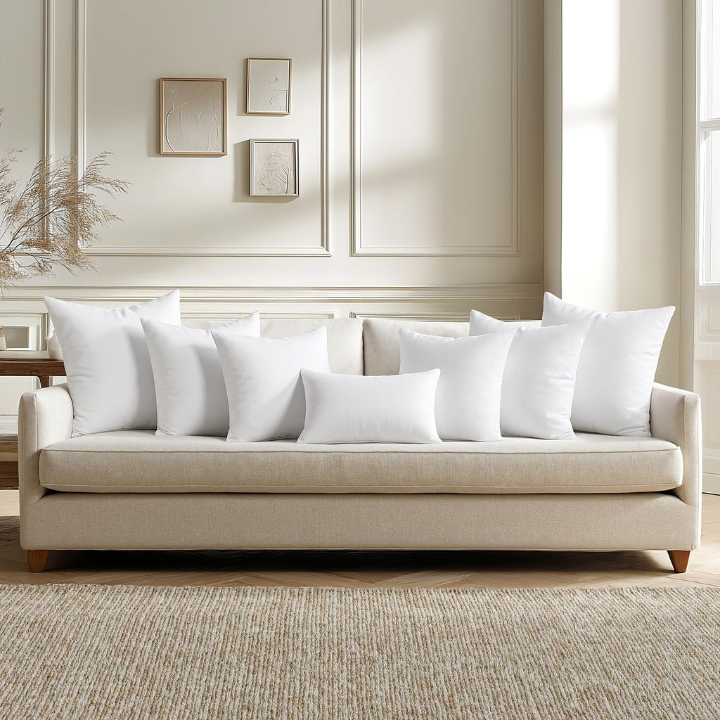 22x22 Throw Pillows Inserts 4 Pack (22x22 Inch)