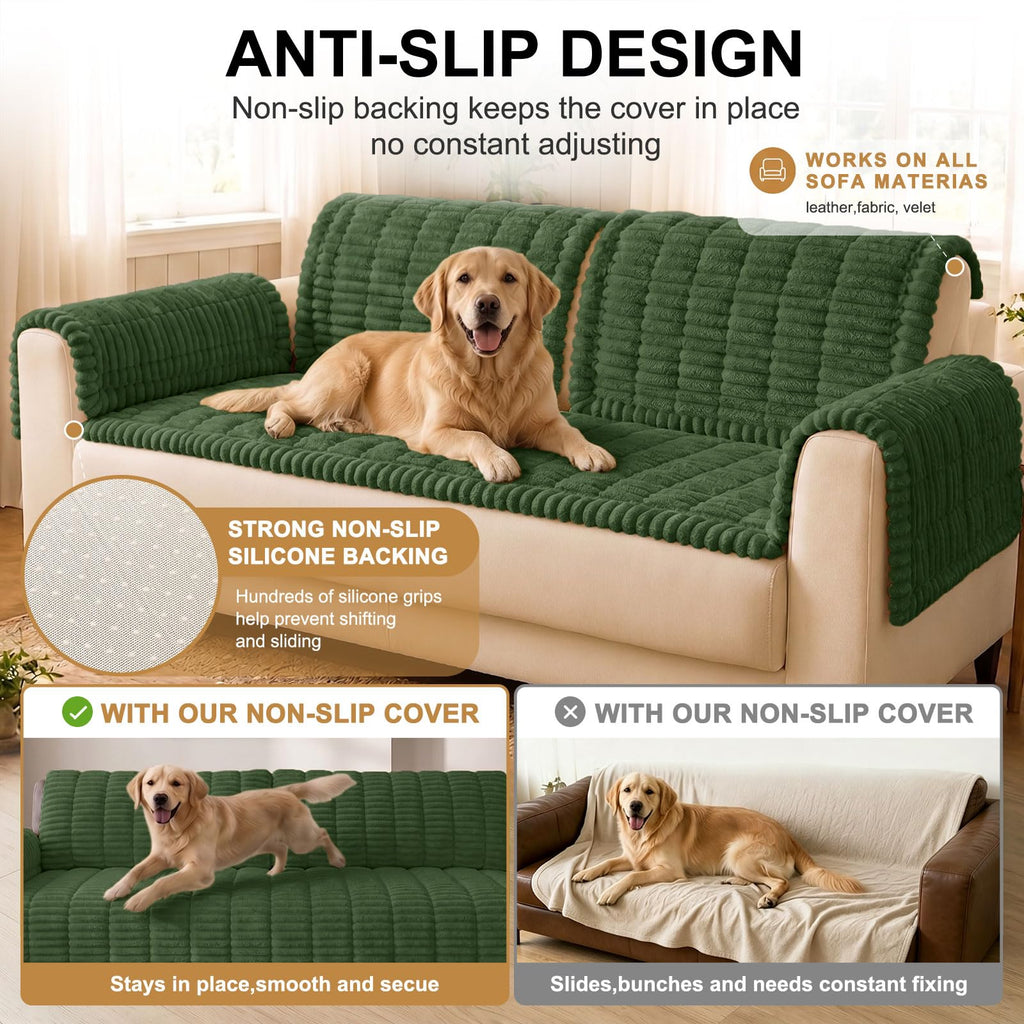Couch Cover for Dogs (Dark Green / 27.6"x59")