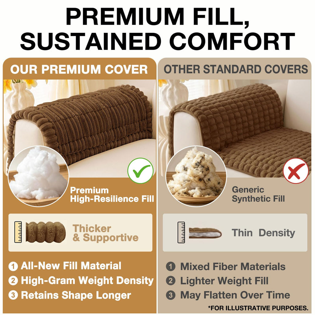 Couch Cover for Dogs (Brown / 27.6"x82.7")