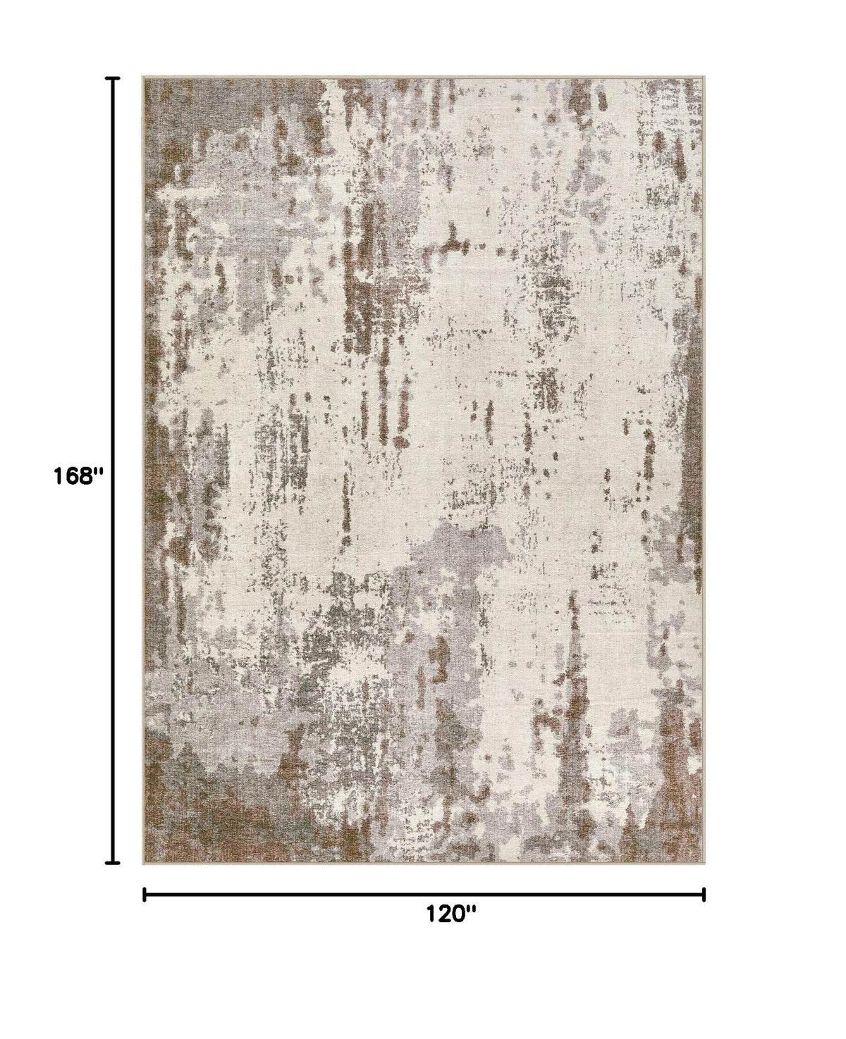 10x14 Area Rug Living Room Rugs (Brown/Grey/Beige / 10' x 14' (Rectangular))