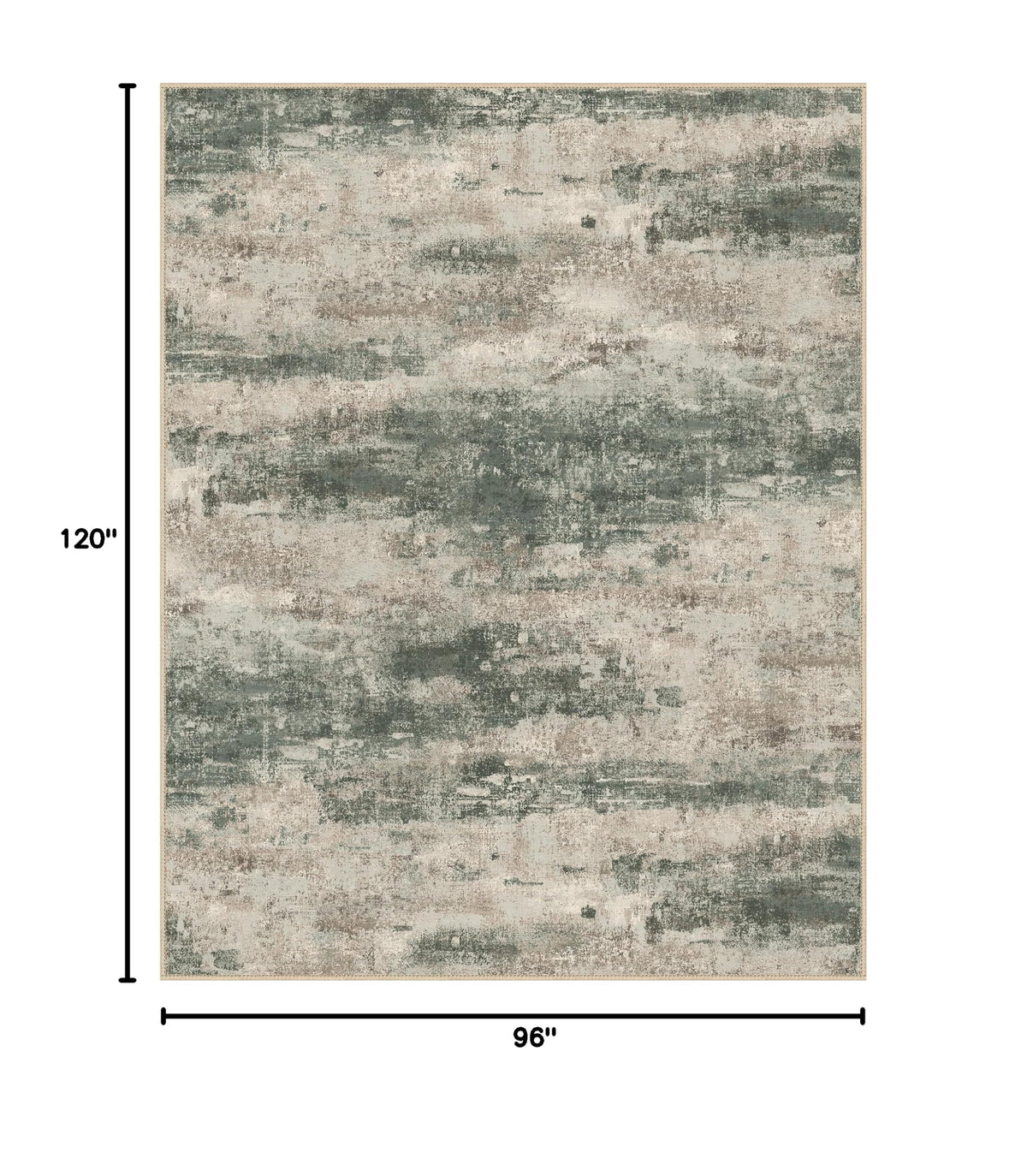 8x10 Area Rug for Bedroom (Dark Sage/Grey / 8' x 10' (Rectangular))
