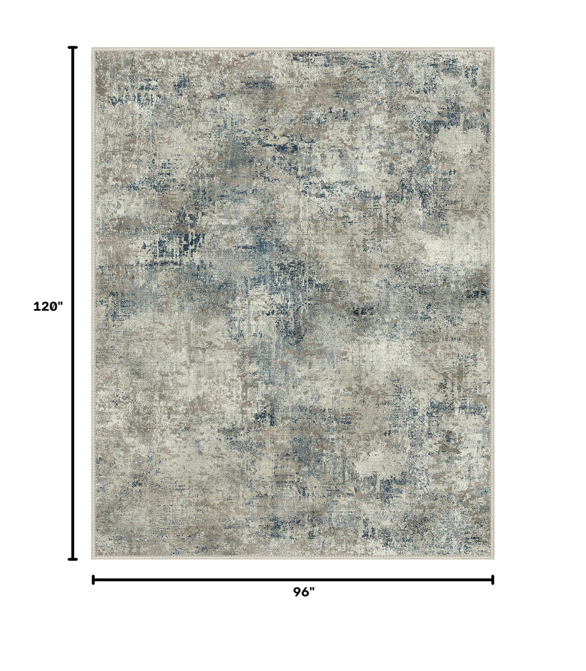 8x10 Area Rugs for Bedroom (Light Grey Blue / 8' x 10' (Rectangular))