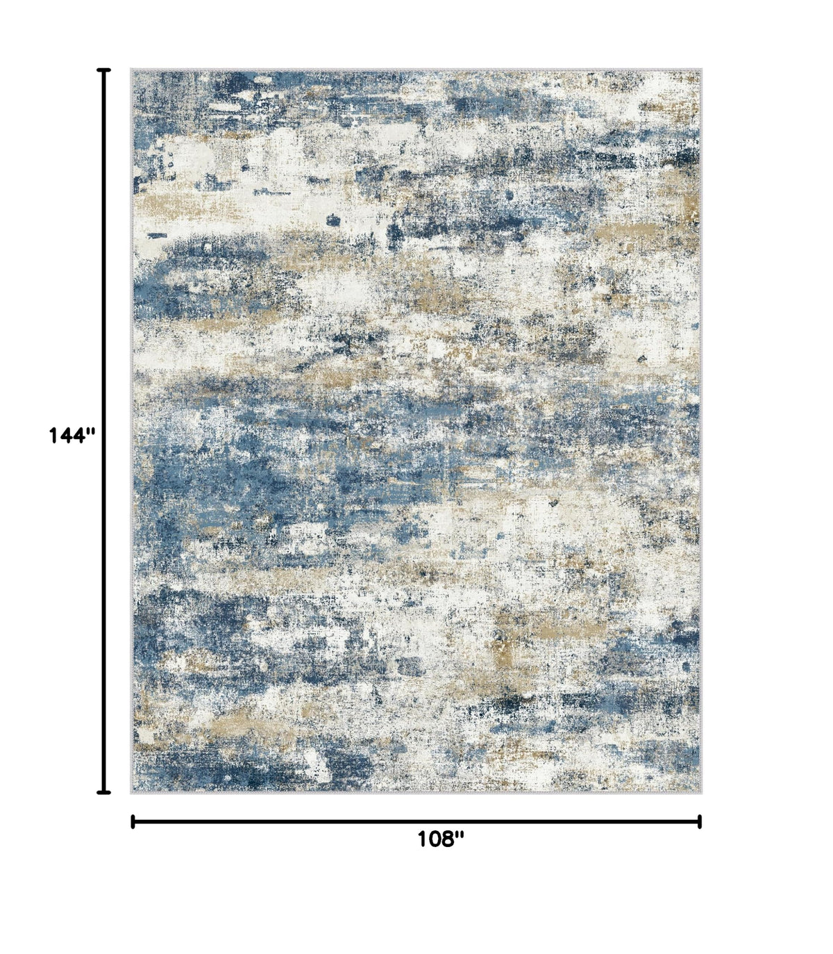 Area Rugs 9x12 for Living Room (Navy Beige / 9' x 12' (Rectangular))