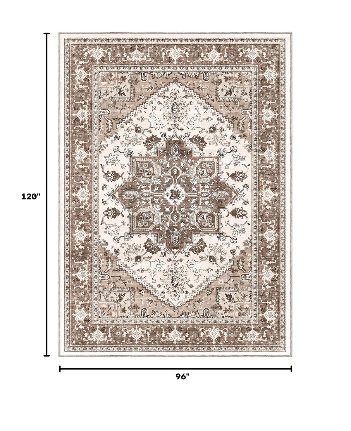 Soft Area Rugs 8x10 (8' x 10' (Rectangular) / Khaki)