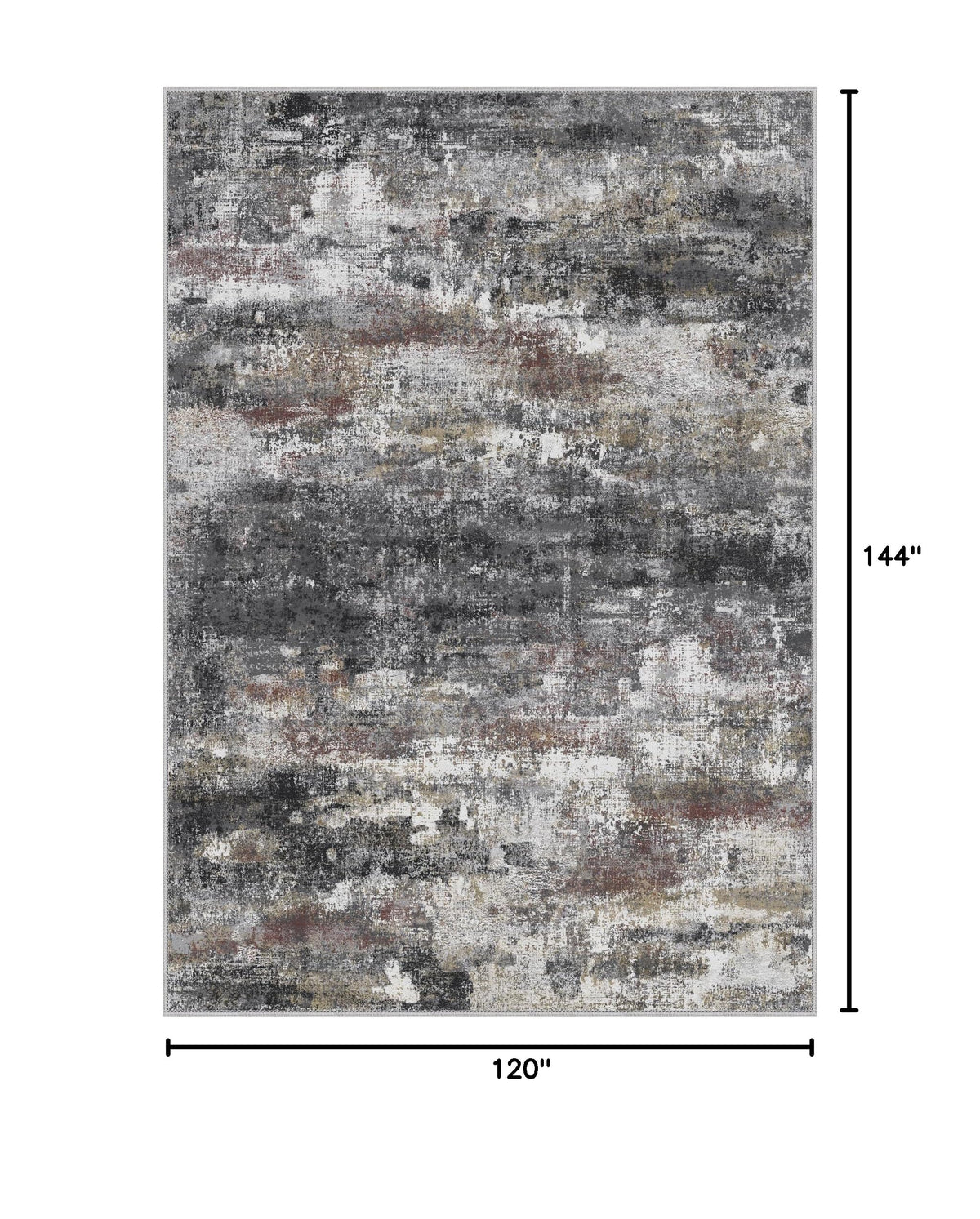 Area Rugs 10x12 for Living Room (Dark Grey / 10' x 12' (Rectangular))