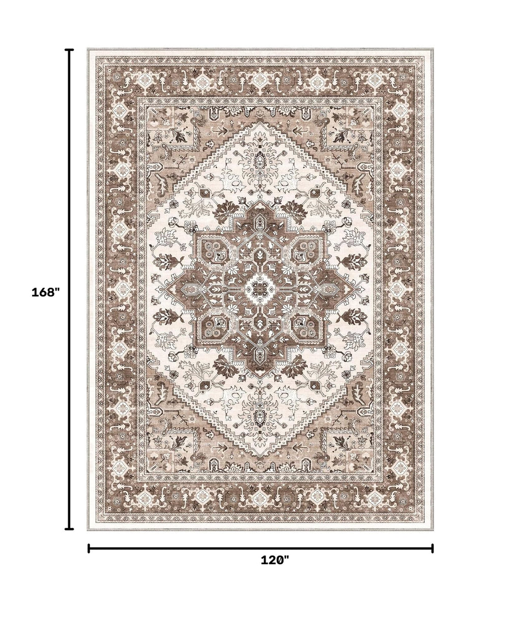 Soft Area Rugs 10x14 (10' x 14' (Rectangular) / Khaki)