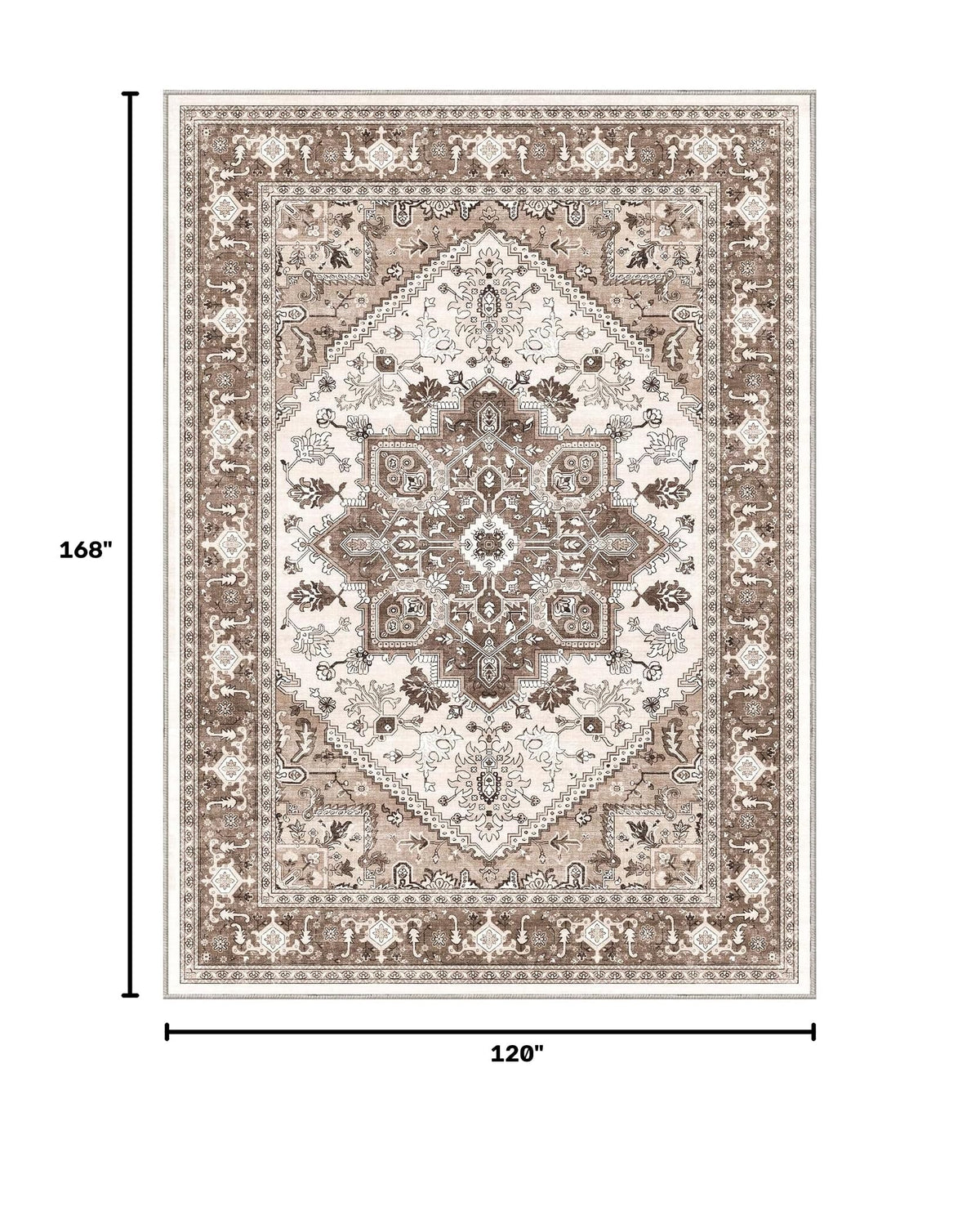 Soft Area Rugs 10x14 (10' x 14' (Rectangular) / Khaki)
