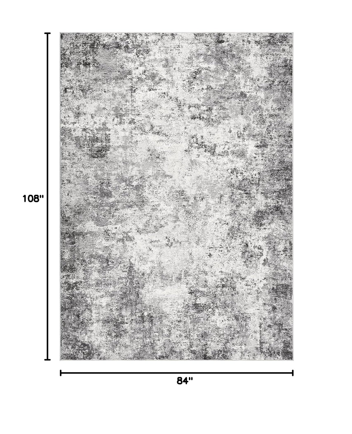 7x9 Area Rug Living Room Rugs (Grey / 7' x 9' (Rectangular))