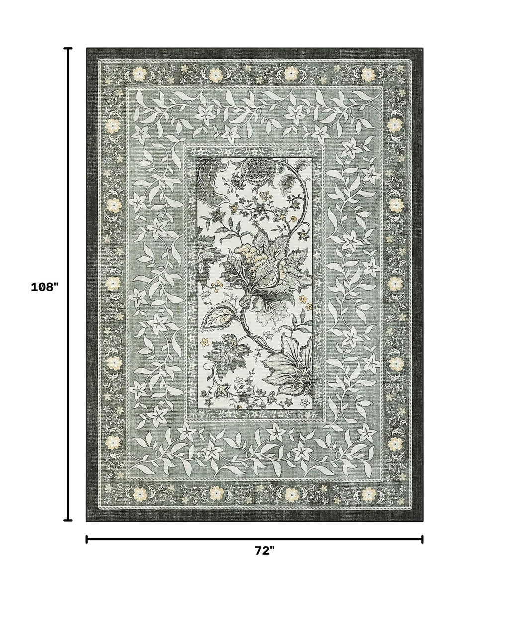 Provence 6x9 Area Rugs (Provence Fog / 6' x 9' (Rectangular))