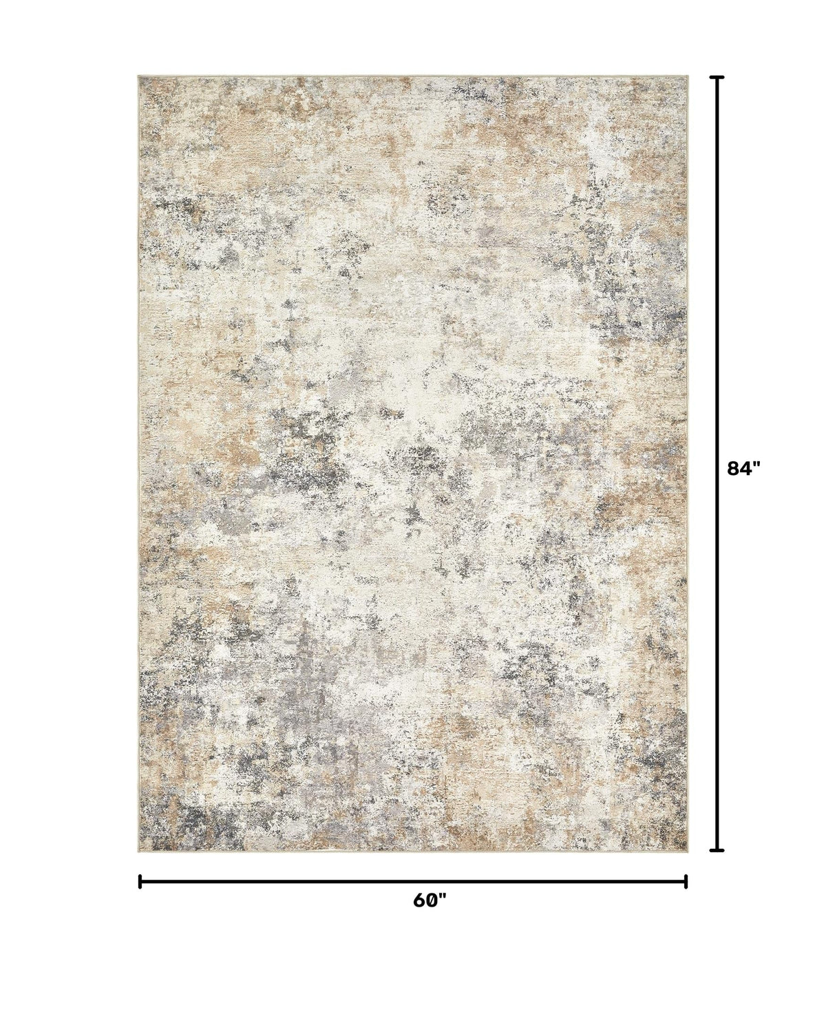 5x7 Area Rug Living Room Rugs (Golden Grey / 5' x 7' (Rectangular))