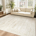 Washable Area Rug 5x7 (Ivory Beige / 5' x 7' (Rectangular))