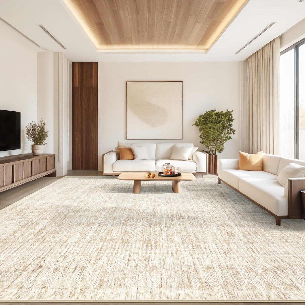 Living Room Rugs 9x12 (Beige / 9' x 12' (Rectangular))