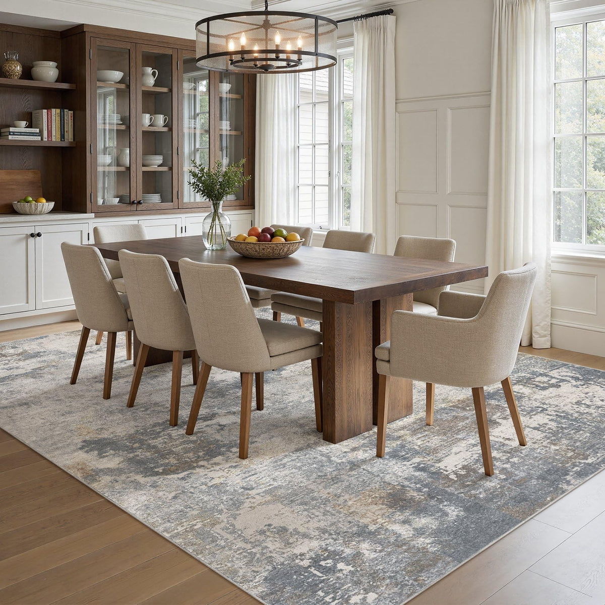 10x12 Area Rug Living Room Rugs (Blue Grey / 10' x 12' (Rectangular))