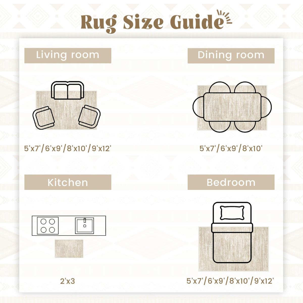 Living Room Rugs 10x14 (Camel / 10' x 14' (Rectangular))
