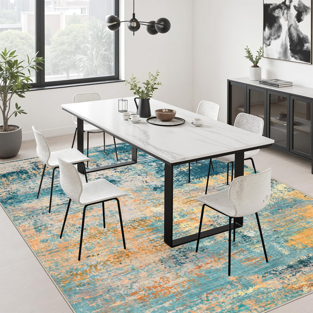 10x14 Area Rug Living Room (Rosy Haze / 10' x 14' (Rectangular))