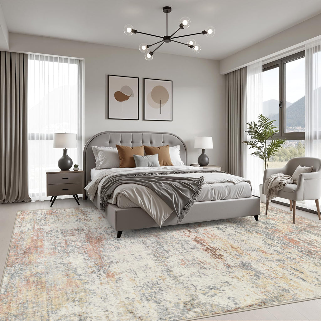 9x12 Area Rug Living Room (Taupe / 9' x 12' (Rectangular))
