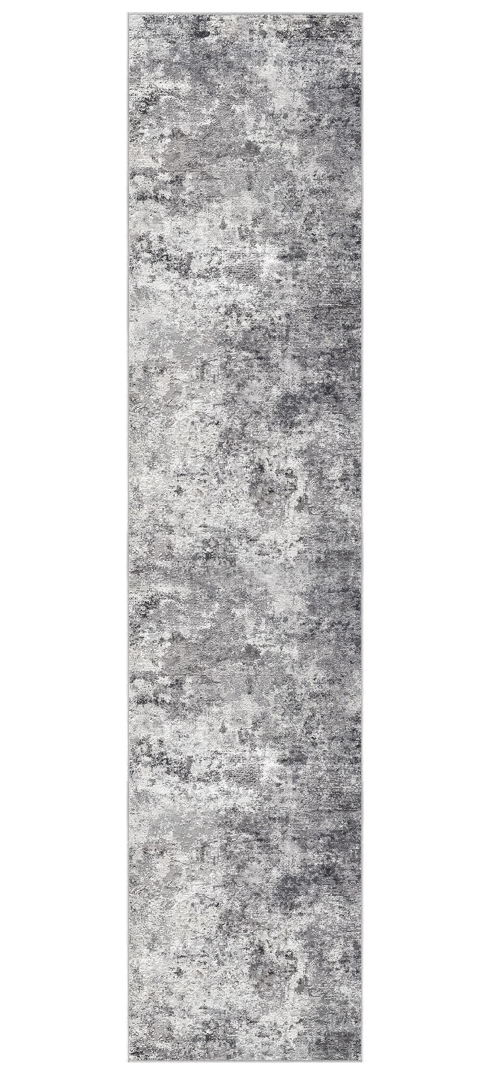 2x10 Washable Runner Rug for Hallway (Grey / 2' x 10' (Runner))