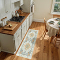 Washable Area Rug (Beige/Carbon Grey/Orange / 2' x 5' (Rectangular))