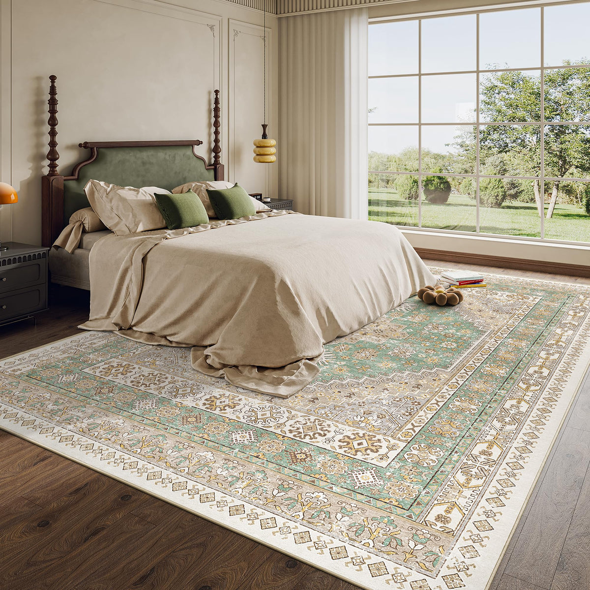 9x12 Area Rugs for Living Room (Green/Brown / 9' x 12' (Rectangular))