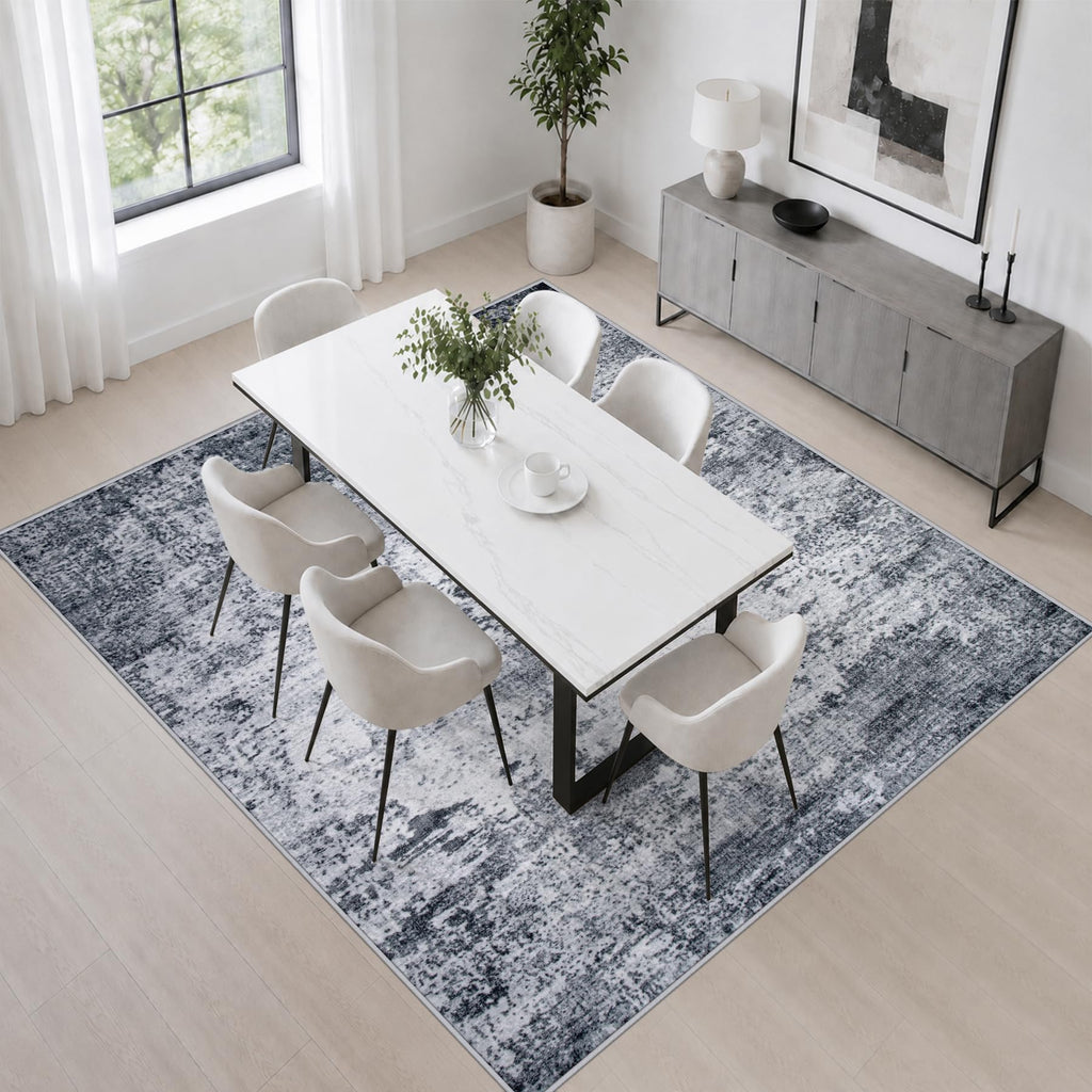 Area Rug Living Room (Grey / 8' x 8' (Square))