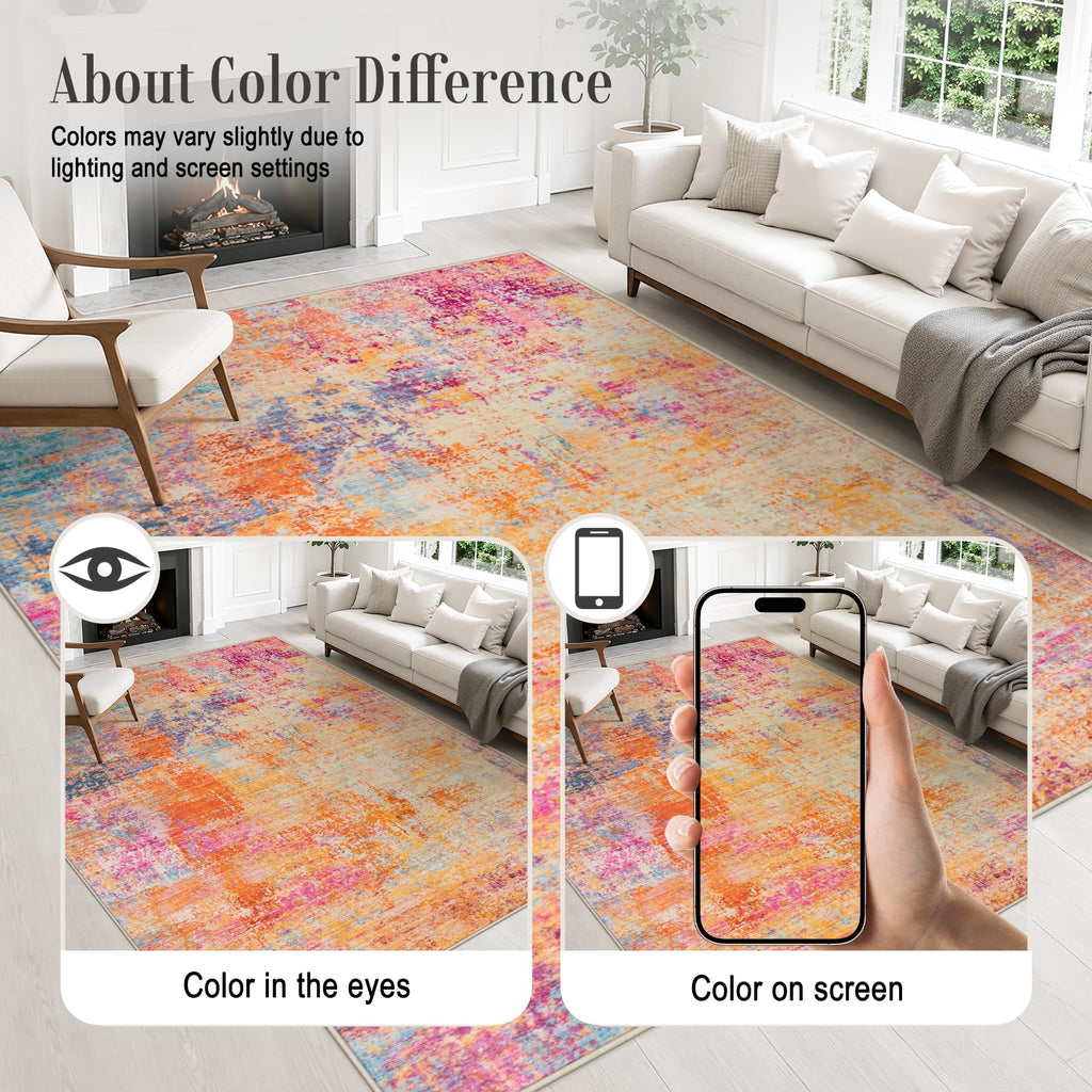 Area Rug Living Room (Galaxy Haze / 3' x 5' (Rectangular))