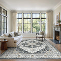 6x9 Area Rugs for Living Room (Black / 6' x 9' (Rectangular))