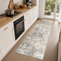 2x6 Washable Runner Rug for Hallway (Brown Grey / 2' x 6' (Runner))