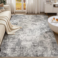 6x9 Washable Area Rug (Grey / 6' x 9' (Rectangular))